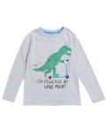 Cotton Rich Dinosaur Print Top