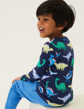 Pure Cotton Dinosaur Top