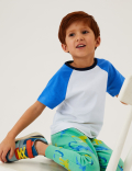 Pure Cotton Raglan T-Shirt (2-7 Yrs)