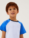 Pure Cotton Raglan T-Shirt (2-7 Yrs)