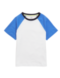 Pure Cotton Raglan T-Shirt (2-7 Yrs)