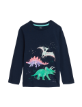 Pure Cotton Dinosaur Top (2-8 Yrs)