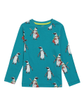 Pure Cotton Penguin Print Top (2-7 Yrs)