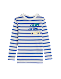 Pure Cotton Car Stripe Top (2-8 Yrs)