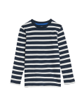 Pure Cotton Striped Top (2-8 Yrs)