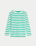 Pure Cotton Striped Top (2-8 Yrs)