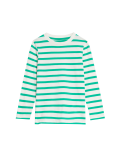 Pure Cotton Striped Top (2-8 Yrs)
