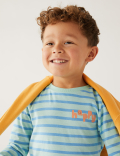 Pure Cotton Striped Top