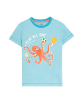 Pure Cotton Octopus T-Shirt