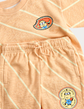 2 Piece Pure Cotton Minions&trade; Striped Outfit (2-8 Yrs)