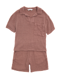 2 Piece Pure Cotton Double Cloth Outfit (2-8 Yrs)