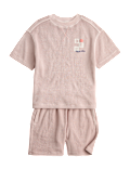 2 Piece Pure Cotton Waffle Outfit (2-8 Yrs)