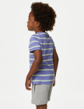 Pure Cotton Striped T-Shirt (2-8 Yrs)