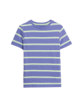 Pure Cotton Striped T-Shirt (2-8 Yrs)