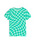 Pure Cotton Checkerboard T-Shirt