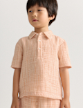 2 Piece Pure Cotton Striped Popover Outfit (2-8 Yrs)