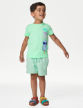 Pure Cotton Slogan T-Shirt (2-8 Yrs)