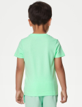 Pure Cotton Slogan T-Shirt (2-8 Yrs)
