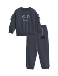 2pc Cotton Rich Halloween Top & Bottom Outfit (3-8 Yrs)