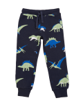Organic Cotton Neon Dinosaur Joggers (2-7 Yrs)