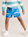 Organic Cotton Dinosaur Skeleton Shorts