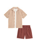 3pc Linen Top & Bottom Outfit (2-8 Yrs)