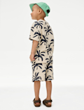 2pc Pure Cotton Palm T-shirt and Shorts Set (2-8 Yrs)