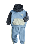 2pc Colour Block Hooded Top & Bottom Outfit (2-8 Yrs)