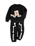 Cotton Rich Skeleton Top & Bottom Outfit (2-8 Yrs)