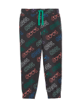 Cotton Rich Cool Slogan Joggers (2-8 Yrs)