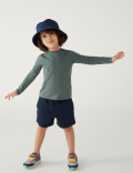 Cotton Mix Plain Regular Fit Shorts