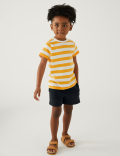 Cotton Mix Plain Regular Fit Shorts