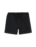 Cotton Mix Plain Regular Fit Shorts
