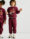 Cotton Rich Plain Joggers (2-8 Yrs)