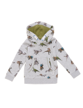 NHM™ Dinosaur Printed Cotton Hoodie (2-12 Yrs)