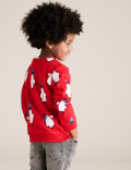 Cotton Penguin Print Sweatshirt (2-7 Yrs)