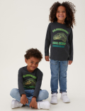 NHM™ Cotton Rich Dinosaur Top (2-12 Yrs)