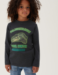 NHM™ Cotton Rich Dinosaur Top (2-12 Yrs)