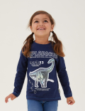 NHM™ Pure Cotton Dinosaur Top (2-12 Yrs)