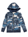 Organic Cotton Camouflage Zip Hoodie