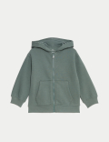 Cotton Rich Zip Hoodie (2-8 Yrs)
