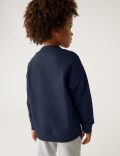 Cotton Rich Plain Sweatshirt