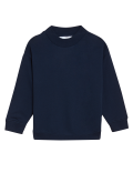 Cotton Rich Plain Sweatshirt