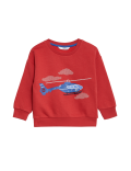 Cotton Rich Helicopter Sweatshirt (2-8 Yrs)