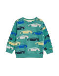 Cotton Rich Cars Sweatshirt (2-8 Yrs)