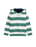 Cotton Rich Striped Hoodie (2-8 Yrs)