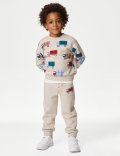 Cotton Rich Truck Sweatshirt (2-8 Yrs)