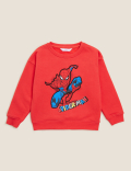 Cotton Rich Spider-Man™ Sweatshirt (2-7 Yrs)