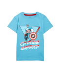 Pure Cotton Captain America™ T-Shirt (2-7 Yrs)