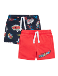 2pk Cotton Rich Spider-Man&trade; Shorts (2-7 Yrs)